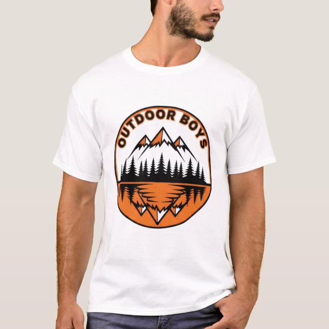 Outdoor Boys Logo  T-Shirt (Vorderseite)