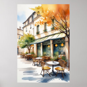 Outdoor Cafe Poster