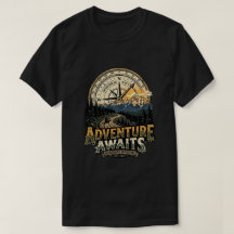 Outdoor-Camping-Abenteuer-Kompass-Wander-Shirt
