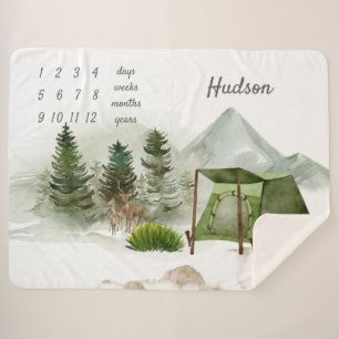 Outdoor Camping Adventure Meilenstein  Sherpadecke