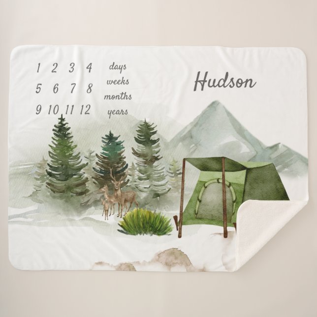 Outdoor Camping Adventure Meilenstein Sherpadecke (Vorderseite (Horizontal))