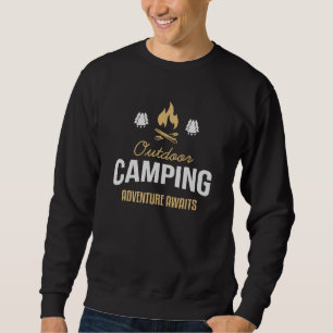 Outdoor Camping Erlebnis erwartet Zelte Glamping C Sweatshirt
