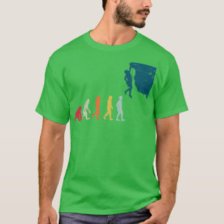 Outdoor Climber Evolution Geschenk T-Shirt