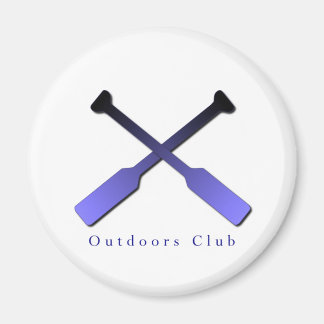 Outdoor Club Design Magnet