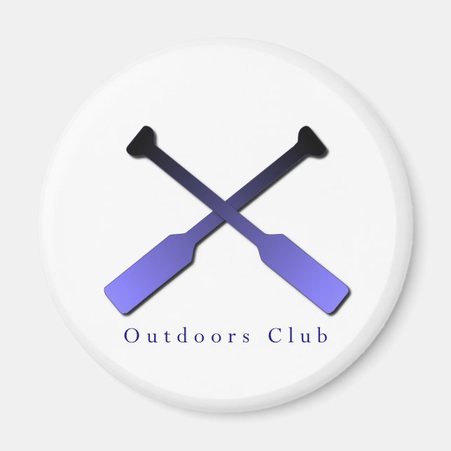 Outdoor Club Design Magnet (Vorne)