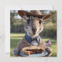 "Outdoor Delight: Ein Känguru isst Aussie Meat Pie
