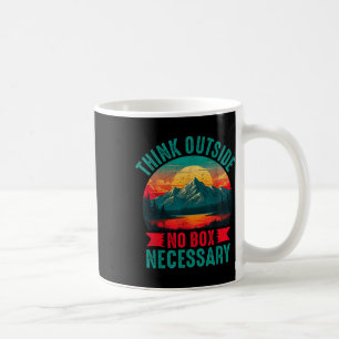Outdoor-Denken Keine Box Notwendig Hiking-Shirt  Kaffeetasse