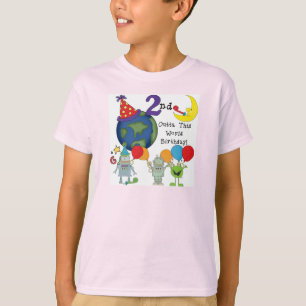 Outdoor Diese Welt 2. Geburtstagsgeschirr T-Shirt