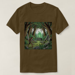 Outdoor-Expedition Waldweg Abenteuer T-Shirt