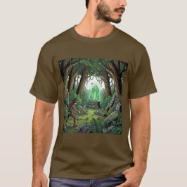 Outdoor-Expedition Waldweg Abenteuer T-Shirt
