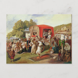 Outdoor Fete in Türkei, c.1830-60 Postkarte