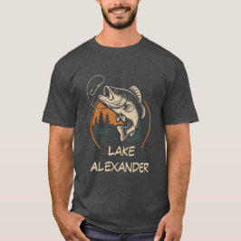 Outdoor Fisherman Custom Lake Fishing T - Shirt