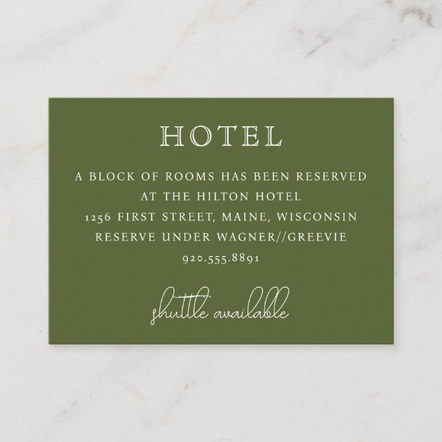 Outdoor Fishing Lure Hooks Wedding Ring Hotel Begleitkarte (Vorderseite)