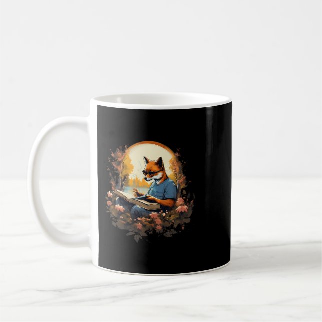 Outdoor Fox Lesebuch Kaffeetasse (Links)