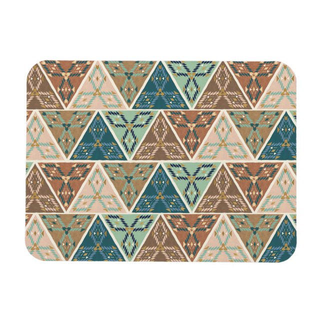 Outdoor Geo Step | Geometrisches Muster Magnet