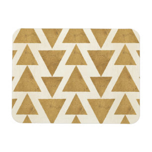 Outdoor Geo Step Gold Geometric Pattern Magnet