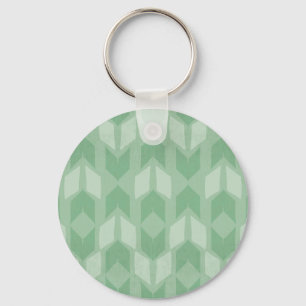 Outdoor Geo Step   Muster des grünen Pfeil Schlüsselanhänger