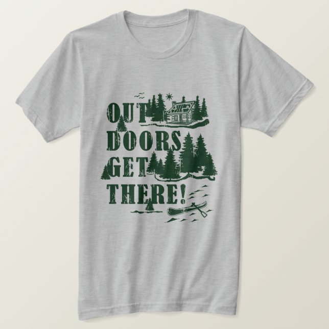 Outdoor Get There Collage T-Shirt (Design vorne)