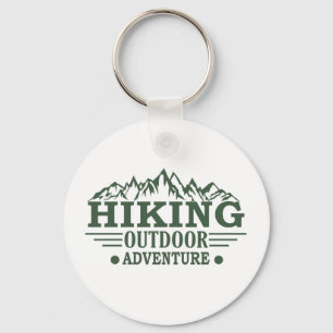 outdoor hiking logo schlüsselanhänger