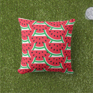 Outdoor-Kissen mit Wassermelonen-Muster Kissen
