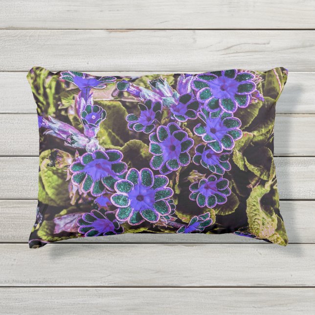 Outdoor Kissen Primeln Für Draußen (Vorderseite)