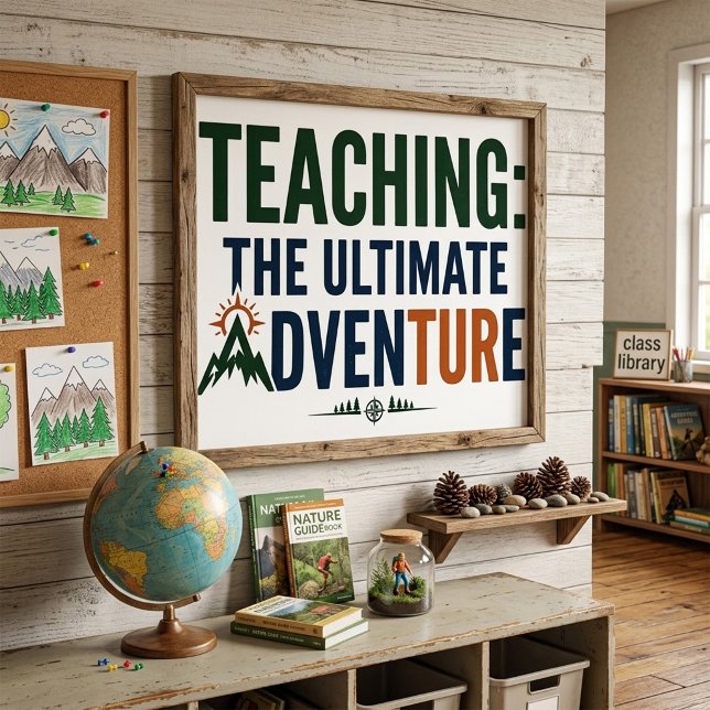 Outdoor-Lehrer Ultimatives Abenteuer  Poster (Von Creator hochgeladen)