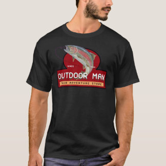 Outdoor Man Angepasst Scoop T - Shirt