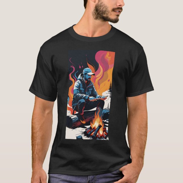 Outdoor-Mann T-Shirt (Vorderseite)