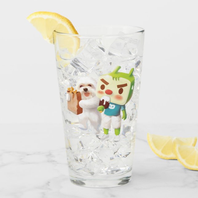 Outdoor Market Fun Glas (Vorderseite Ice)