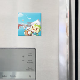 Outdoor Market Fun Magnet