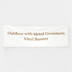 Outdoor mit Metallösen 1,22 m x 3,66 m Vinylbanner Banner
