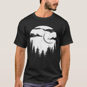 Outdoor Naturouds Bäume Abstrakte Landschaft T-Shirt