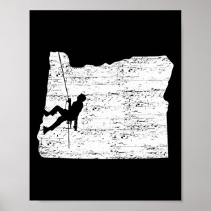 Outdoor Oregon Felsenklettern  Poster