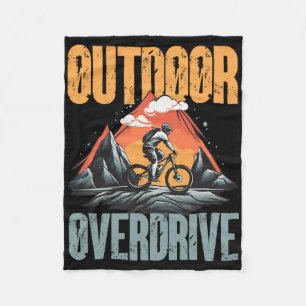 Outdoor Overdrive Mountainbike-Trail Fleecedecke