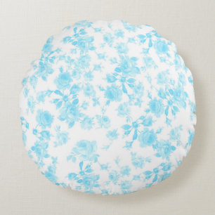 Outdoor Pillow Saint Colette Juni Rose Capri blau Rundes Kissen