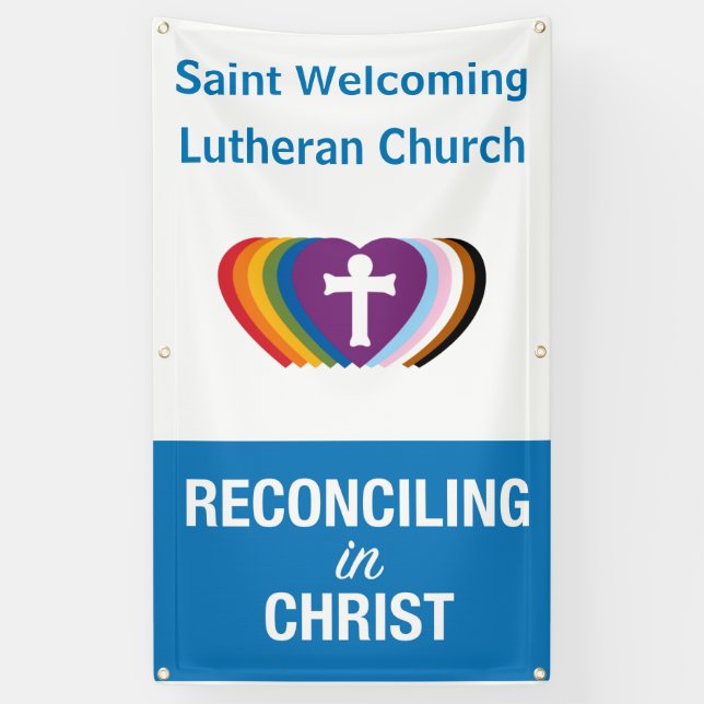 Outdoor RIC "Your Church" Banner (Vertikal) (Vertikal)