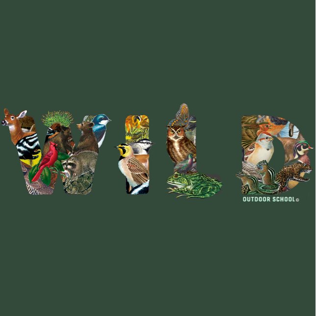 Outdoor School T - Shirt (Hunter Green) (Von Creator hochgeladen)