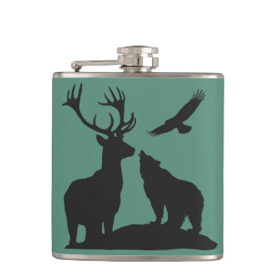 Outdoor-Sportler-Flasche Flachmann
