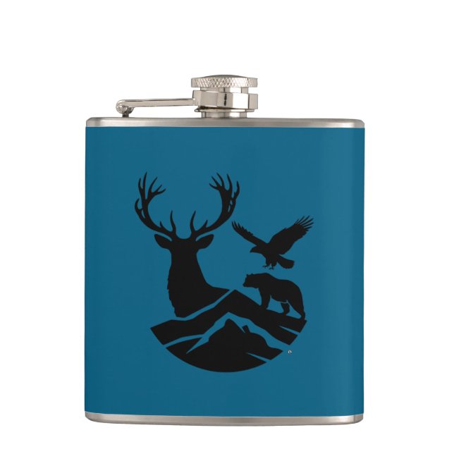 Outdoor Sportsman flask Flachmann (Vorderseite)