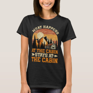 Outdoor-Urlaub Kabine Bekleidung für Frauen Männer T-Shirt