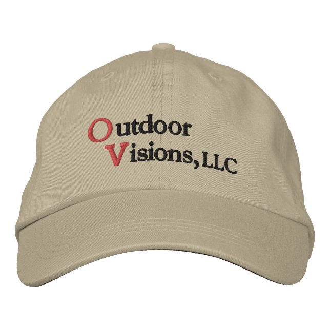 Outdoor Visions Low Profile Bestickte Baseballkappe (Vorderseite)