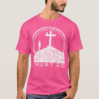 Outdoor-Wanderabenteuer Die Berge rufen T-Shirt