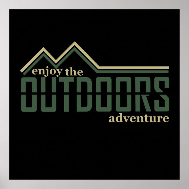 Outdoor-Wanderabenteuer Poster (Vorne)