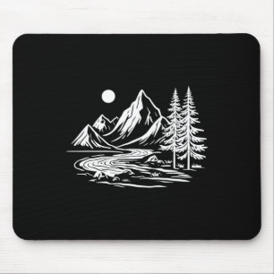 Outdoor-Wandern in den Bergen bei einer nächtliche Mousepad