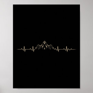 Outdoor Wildlife Forest Nature Heartbeat Poster