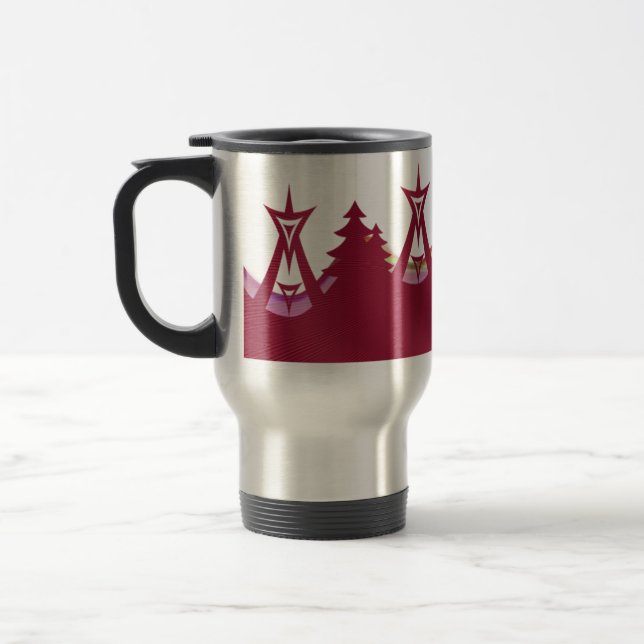 Outdoorfestival Silhouette Tasse (Links)