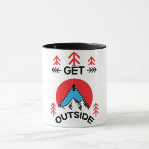 Outdoorsie   Außenstehende   Naturliebhaber   Art  Tasse