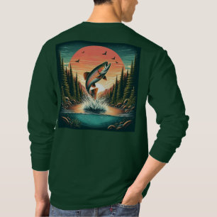 Outdoorsman-Forelle Natur T-Shirt