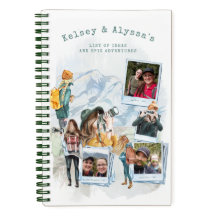 Outdoorsy-Mädchen | Adventure-Fotos Spiral Noteboo