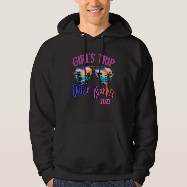 Outer Banks 2023 Girls Trip Sunglasses Summer Girl Hoodie (Vorderseite)
